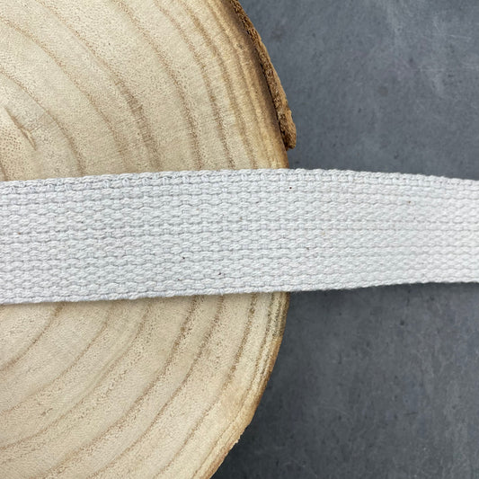 Gurtband Baumwolle 30mm elfenbein - 3m