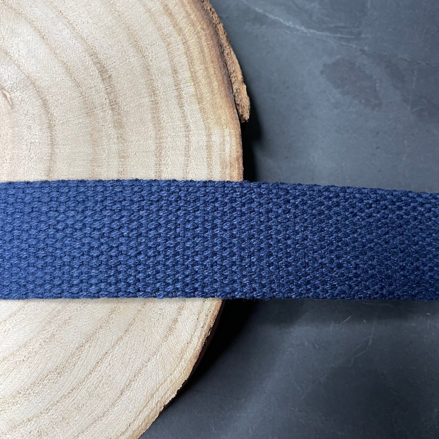 Gurtband Baumwolle 30mm dunkelblau- 2m